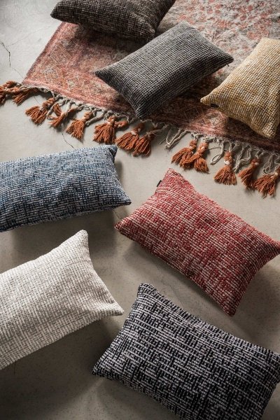 Teli Large Brown Decorative Pillow 50x50