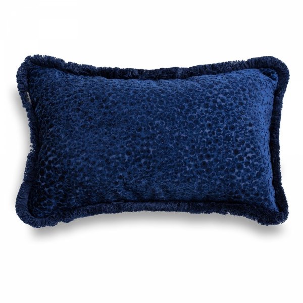 Navy Decorative Cushion 50x30 Tisimi