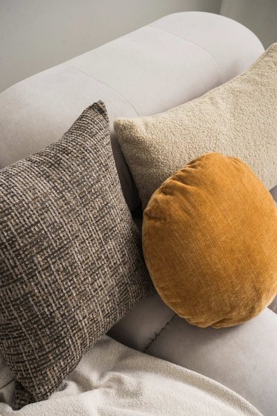 Beżowo-brązowy zestaw poduszek dekoracyjnych Teli