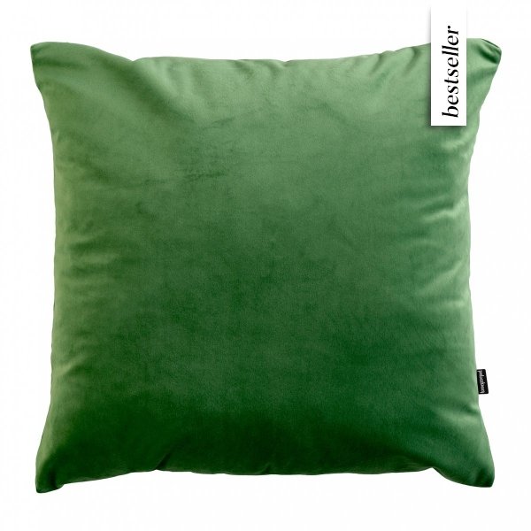 Velvet jasno zielona poduszka dekoracyjna 45x45