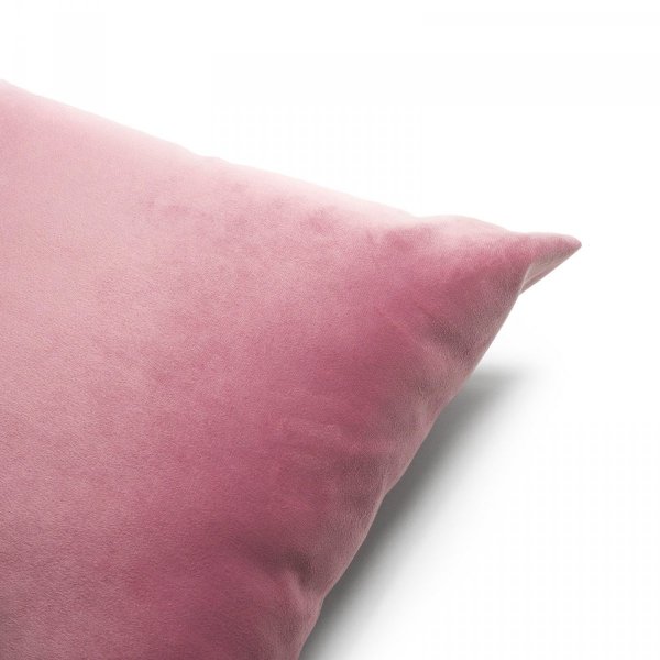 Velvet różowa poduszka dekoracyjna 50x30