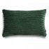 Cord grünes Dekokissen 50x30