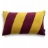 Stripes Burgundy Gold Decorative Cushion 50x30