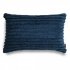Cord Navy Blue Decorative Pillow 50x30