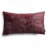 Stone burgundy decorative pillow 50x30