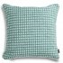 Sea green decorative pillow houndstooth 45x45