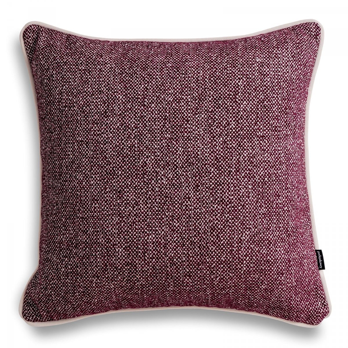 Goodi bordeauxfarbenes Dekokissen 45x45