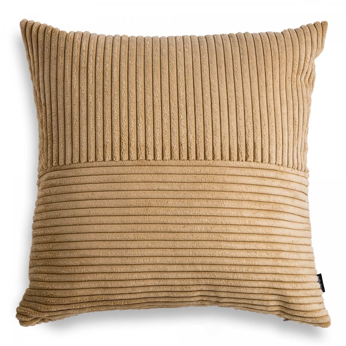 Cord Slim Karamellfarbenes Dekokissen 45x45