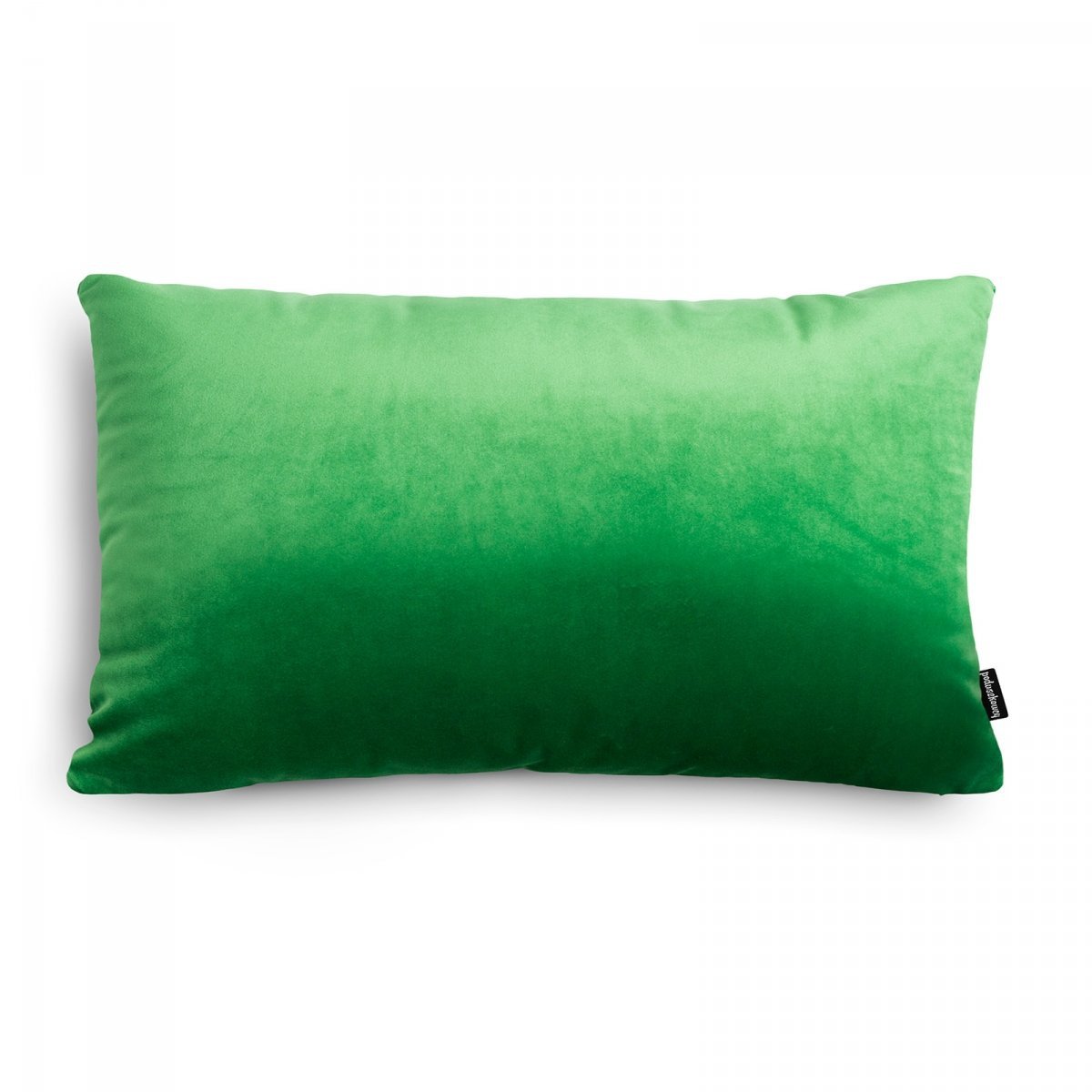 Velvet light green decorative cushion 50x30