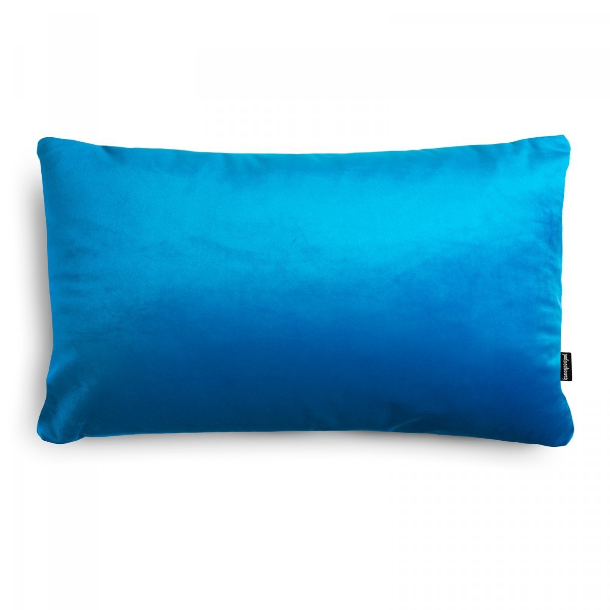 Velvet turquoise decorative cushion 50x30