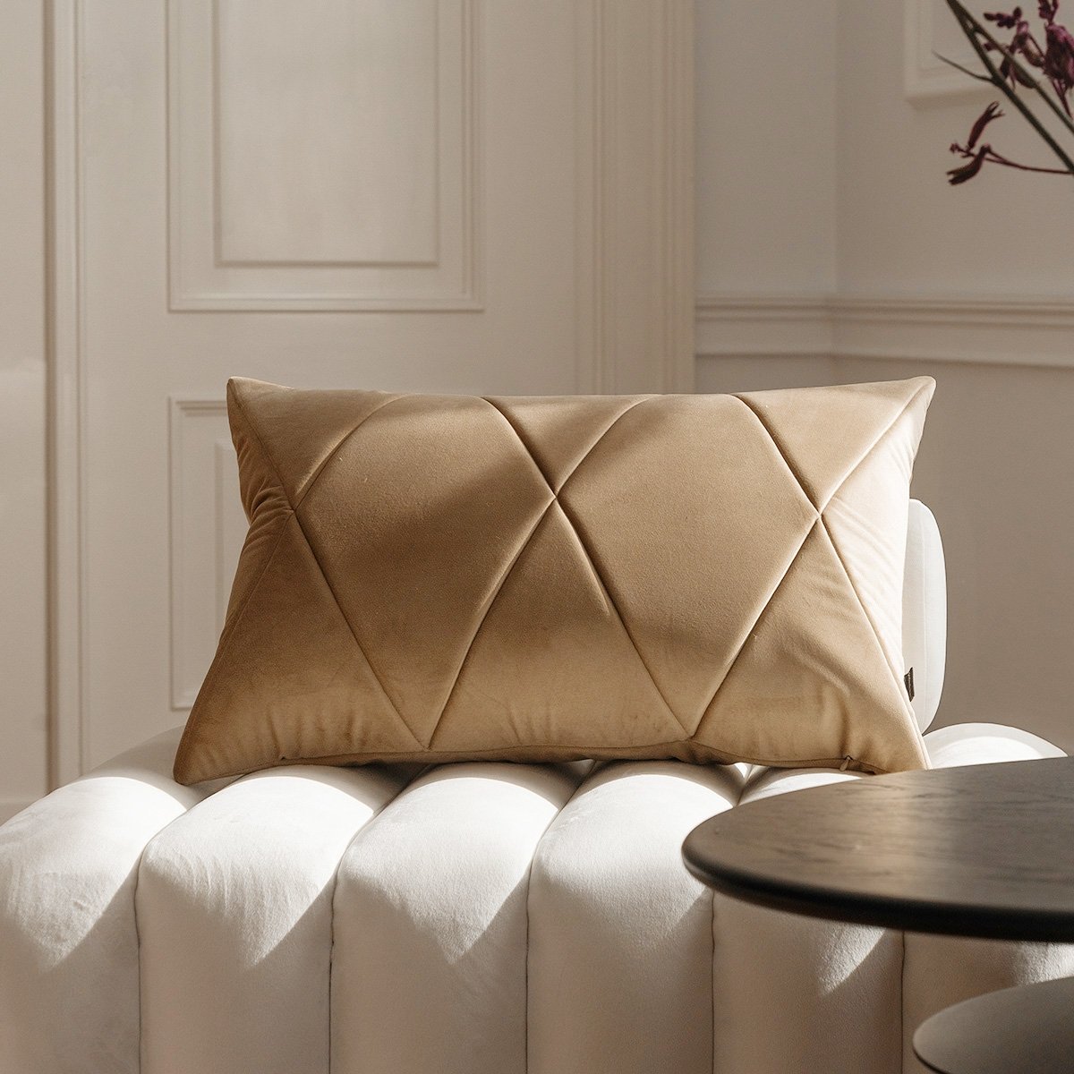 Touch decorative cushion beige 60x40 MOODI