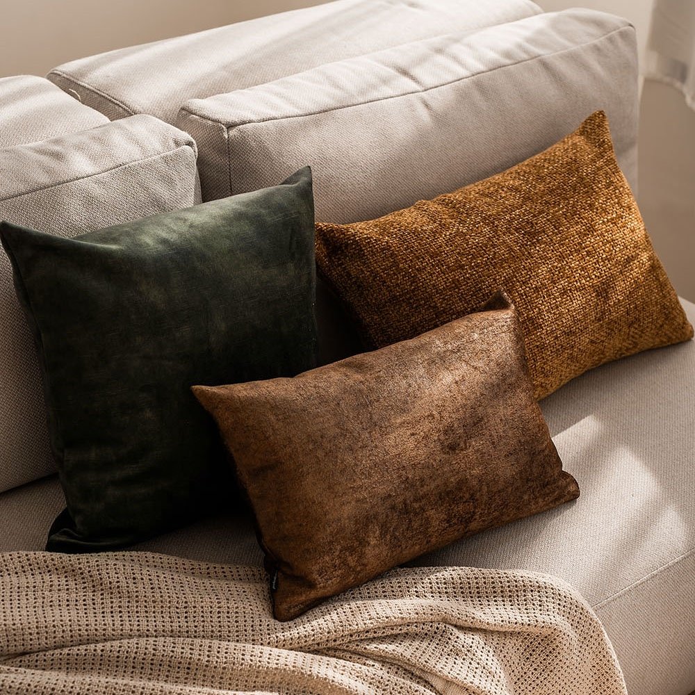 Coco + Stone + Glossy Decorative Pillow Set