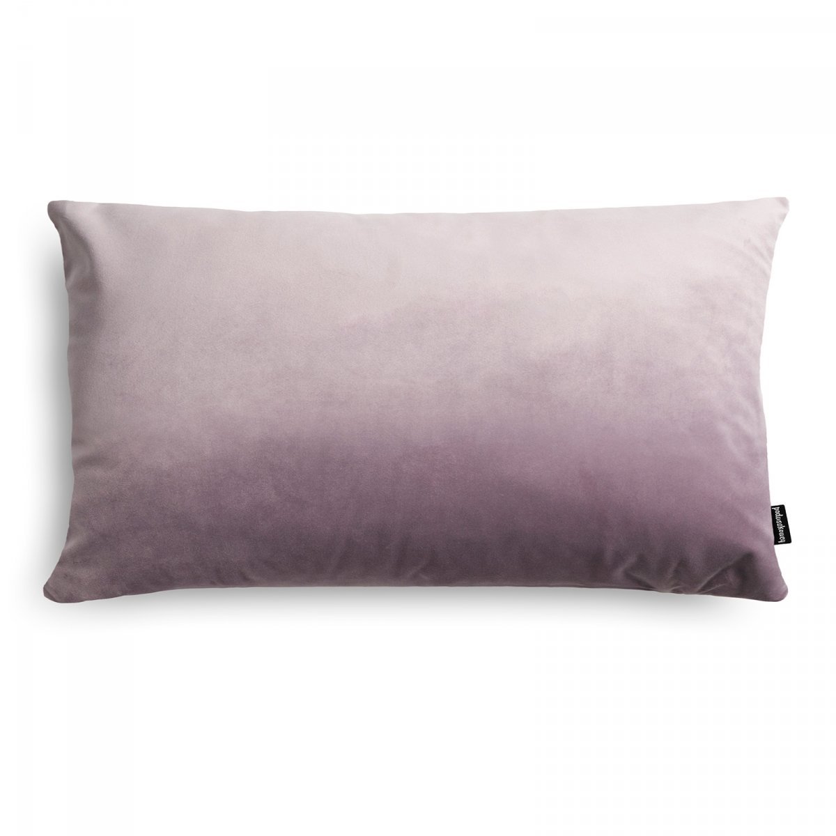 Velvet light purple decorative cushion 50x30