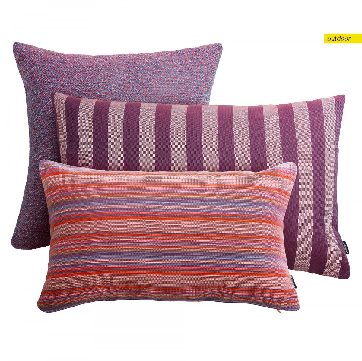 Kolorowy zestaw poduszek ogrodowych Barbados