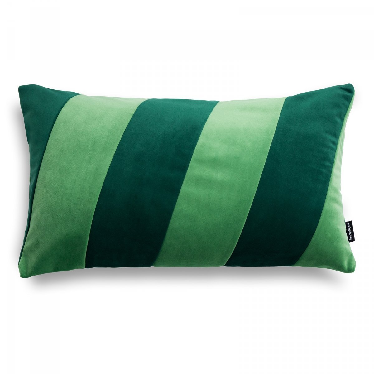 Stripes zielona poduszka dekoracyjna 50x30