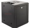 Szafa 10 wisząca, 9U 300, drzwi metal/szkło, czarna