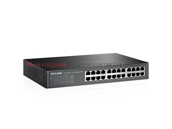 TP-LINK SG1024D Switch 24-port Gigabit Ethernet, desktop, RACK 19&quot;