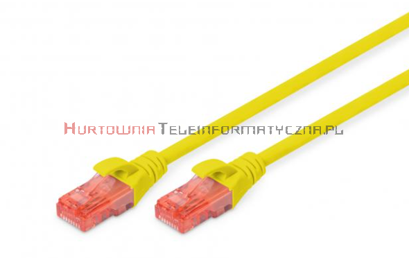 UTP Patch cord 0,25 m. Kat.6, LSOH, żółty
