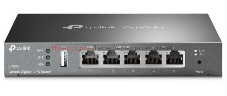 TP-LINK Router ER605, MultiWAN/LAN Gigabit, VPN, Omada