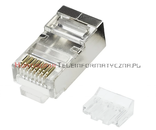Wtyk RJ45 8p8c kat.6A FTP ekranowany, drut