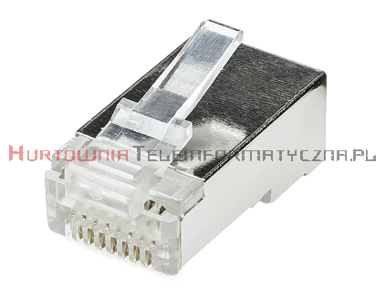 Wtyk RJ45 8p8c kat.6A FTP ekranowany, drut