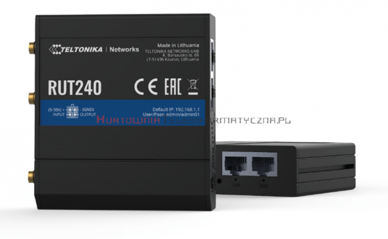 Teltonika Router RUT240 1xWAN GBit, 1xLAN Gbit, VPN, LTE, WiFi