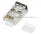 Wtyk RJ45 8p8c kat.6A FTP ekranowany, drut 