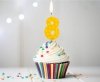 Świeczka urodzinowa na tort GROCHY MINI cyfra 8