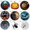 Opłatek okrągły na tort HALLOWEEN czaszka duch dynia (różne wzory) 20cm