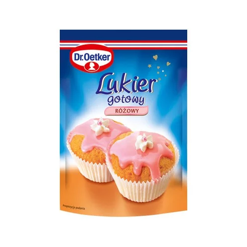 Lukier gotowy RÓŻOWY polewa 100g - Dr.Oetker