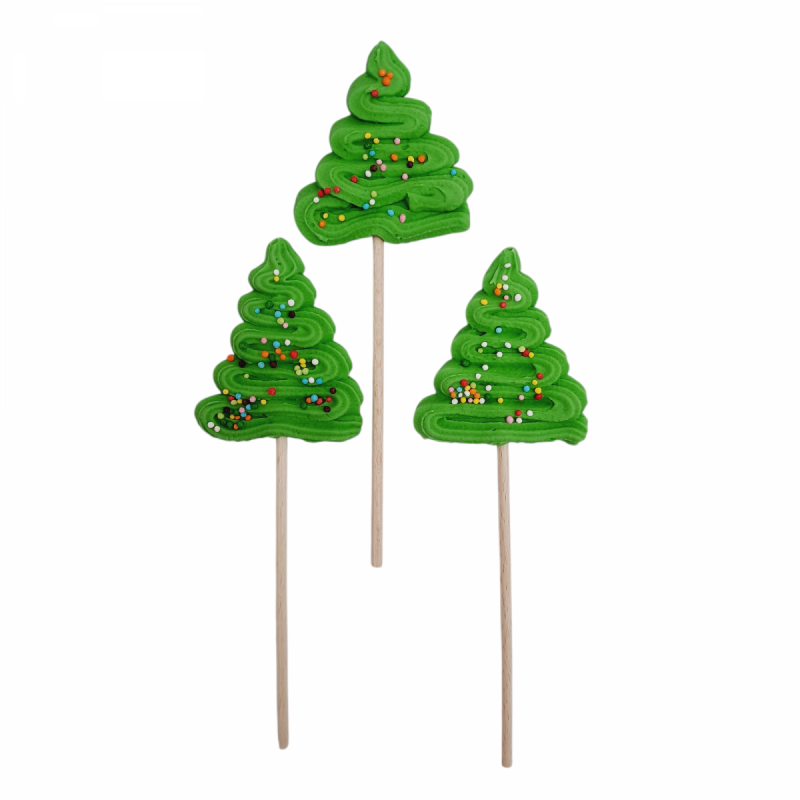 Lizaki Bezowe Choinka Świąteczna Topper | 3 sztuki | Hokus