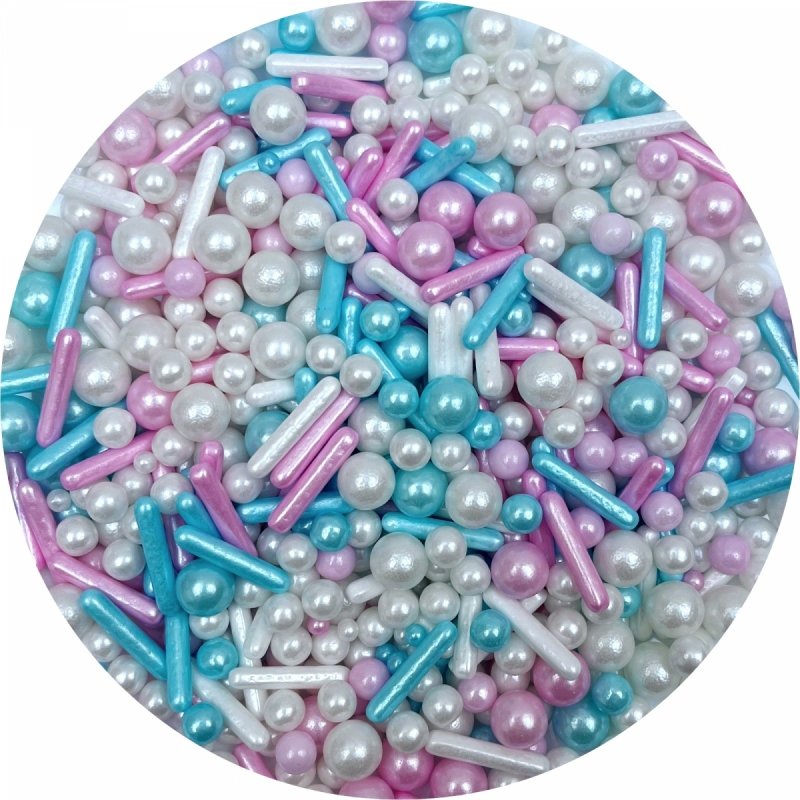 Posypka cukrowa SWEET MIST 20 g – Kolorowe Perełki do Tortów
