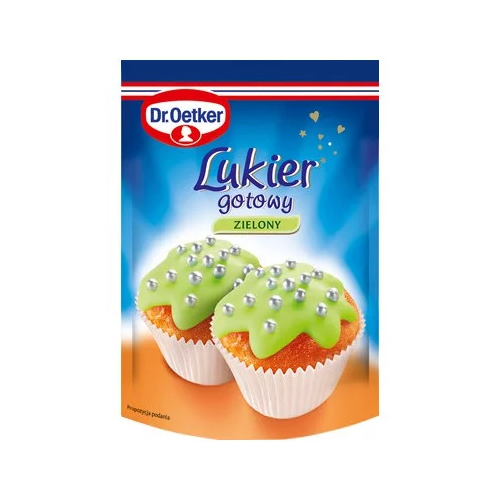 Lukier gotowy ZIELONY polewa 100g - Dr.Oetker