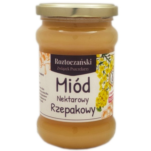 Miód rzepakowy nektarowy 370g