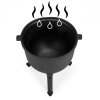 Kociołek żeliwny stojący 15L garnek myśliwski ognisko grill MultiGarden