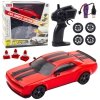 Auto Sportowe Drift Wymienne Koła Zdalnie Sterowany RC 4WD Czerwone Sport