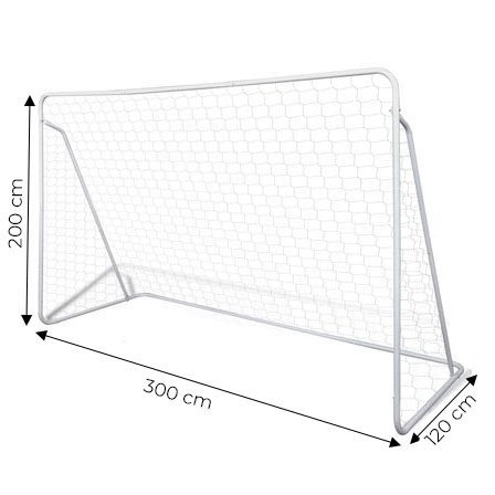 Bramka piłkarska z siatką do piłki nożnej 300x200 cm MultiGarden