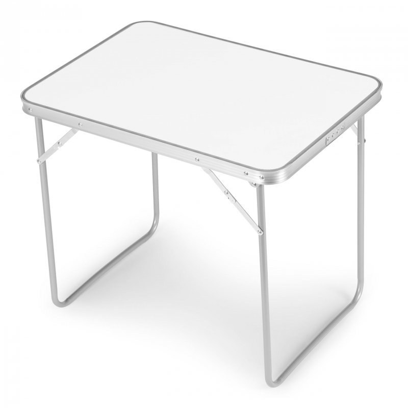 Stolik turystyczny stół piknikowy składany blat 80x60 cm biały MultiGarden