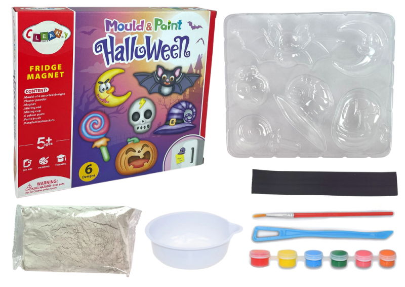 Zestaw DIY Halloween Magnesy Odlewy Gipsowe Dynia