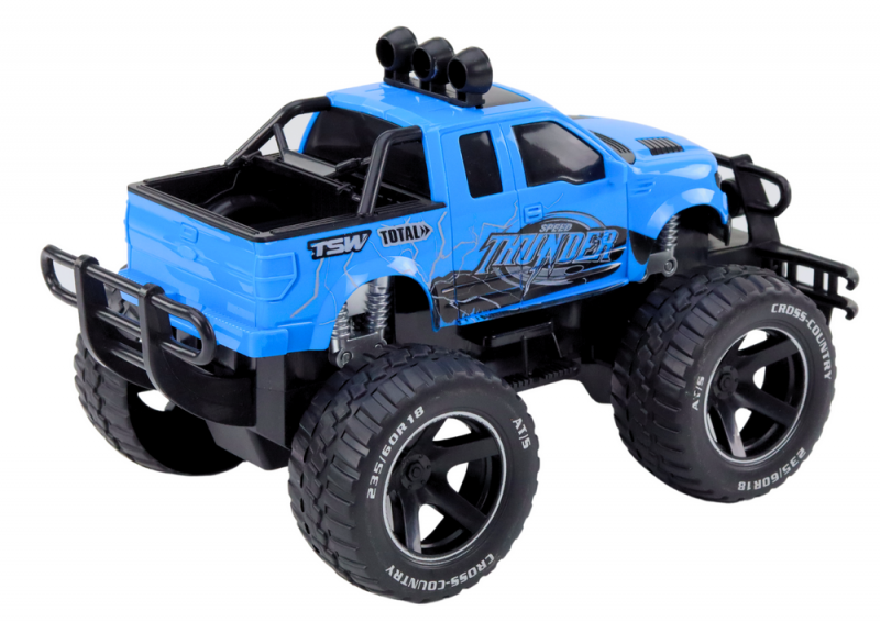 Auto Terenowe RC 1:14 Niebieskie Na Pilota Gumowe Koła
