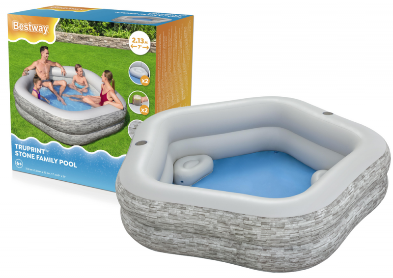 Dmuchany Basen Ogrodowy 213x 206x 53 cm  Bestway 54423