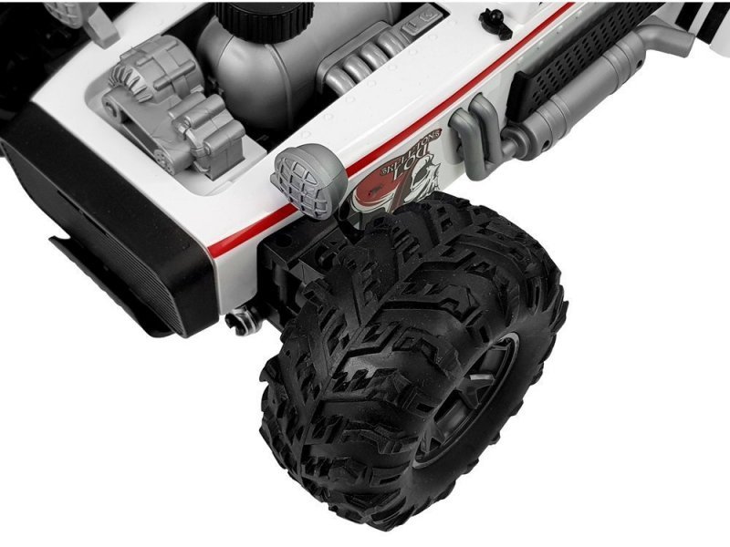 Auto Buggy Zdalnie Sterowany 1:12 2.4G Biały  20 km/h Para Wodna