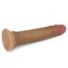 7'' Dual layered Platinum Silicone Cock
