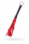 Anonymo flogger, PU leather, red, 28 cm