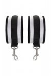 Anonymo anclecuffs, polyester, silver, 28.5 cm