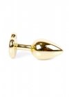 Plug-Jewellery Gold  Heart PLUG- Black
