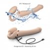 VIBRATING STRAP-ON - L - VANILLA