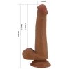 PRETTY LOVE - TALLEN 8.7(220mm) Sliding Skin Series TPR, Suction base