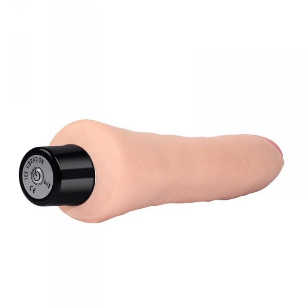 9&quot;&quot; REAL SOFTEE Vibrating Dildo