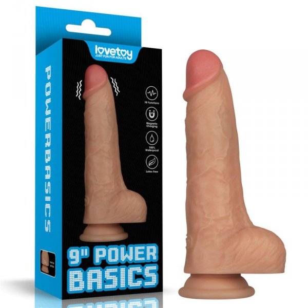 9&#039;&#039; Vibrating Power Basics Cock